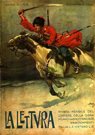 Sciabola sguainata e cavalli al galoppo